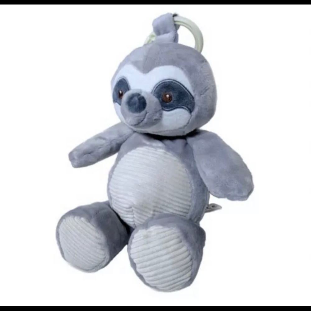 New Kelly Baby Soft Sloth Plush Rattle